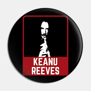 Keanu reeves ~~~ 80s retro style Pin