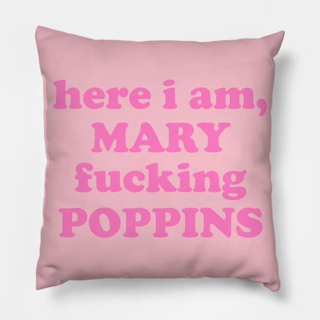 Funny Satire Sarcastic Saying Pillow by The Lady Doth