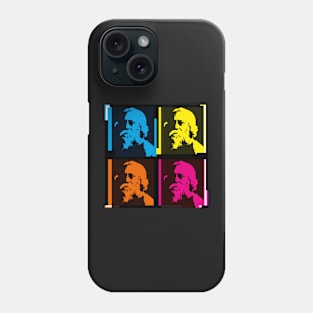 Rabindranath Tagore - Poet - colorful, pop art style design Phone Case