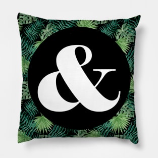 Ampersand - palm leaves Pillow