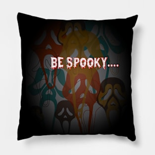 Spooky Skull Pillow