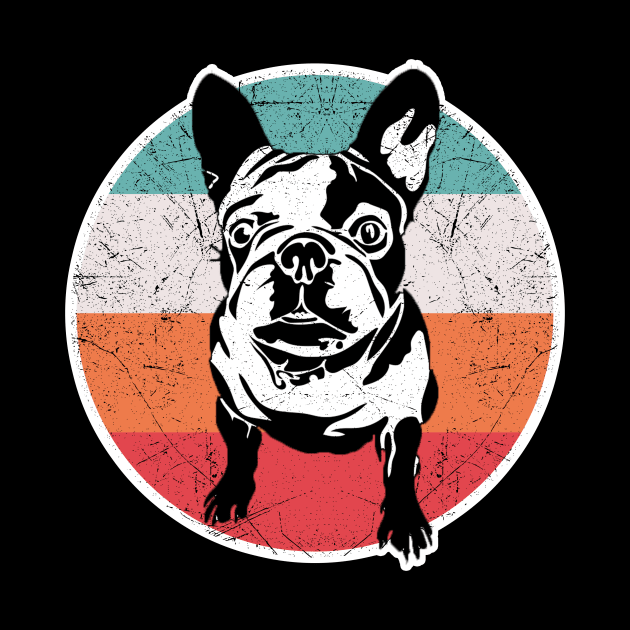 Vintage Retro French Bulldog by aaltadel