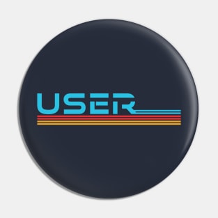 User (retro) Pin