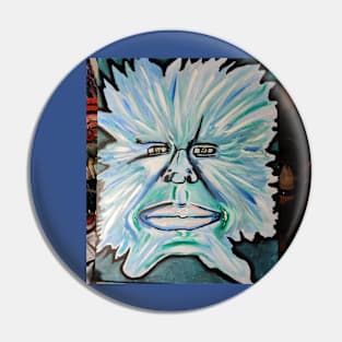 Snowflake Man Pin