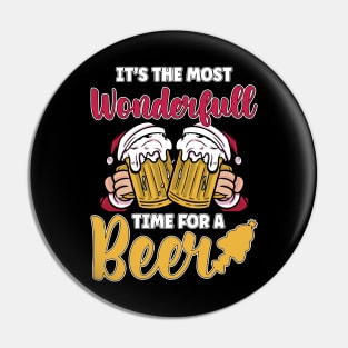 It’s the Most Wonderful Time for a Beer Christmas Gift Pin