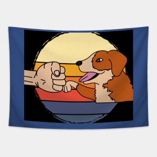 Best Retro Dog Owner Of All Time Tapestry