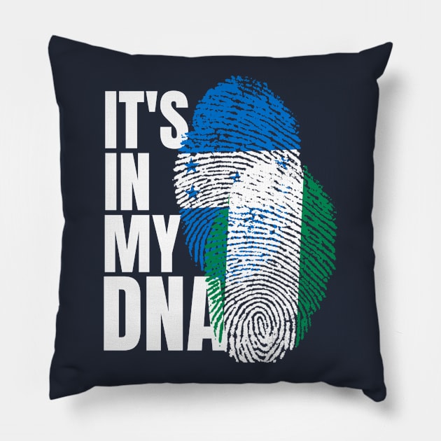 Honduran And Nigerian Mix DNA Heritage Flag Gift Pillow by Just Rep It!!