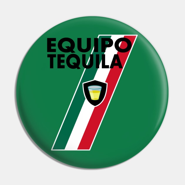 5 de Mayo - Equipo Tequila Drinking Team Pin by Electrovista