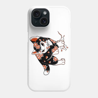 Tattoed cat Phone Case