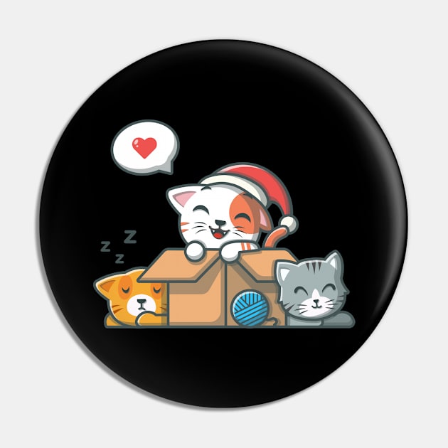 Cute cats in box cartoon Pin by Catalyst Labs