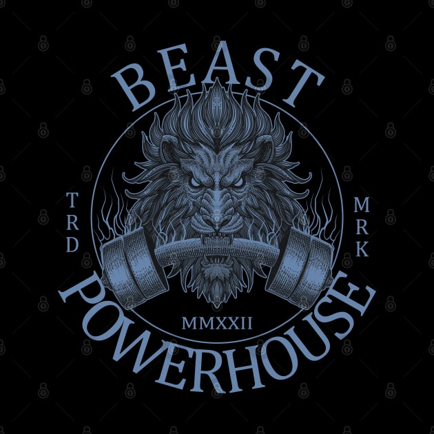 Beast Power House Gym Logo by Tonymidi Artworks Studio