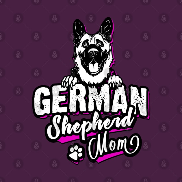 German Shepherd Mom - German Shepherd - Deutscher Schäferhund by BabyYodaSticker