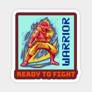 Warrior Ready To Fight Martial Arts T-shirt Apparel Mug Notebook Gift Magnet