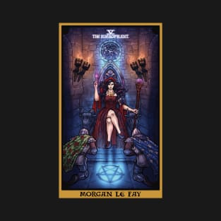 Morgan Le Fay The Hierophant Tarot Card T-Shirt