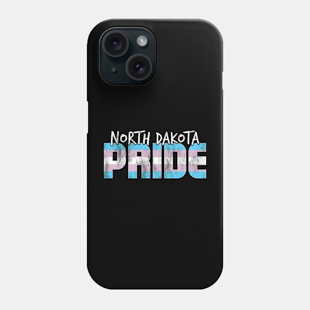 North Dakota Pride Transgender Flag Phone Case by wheedesign