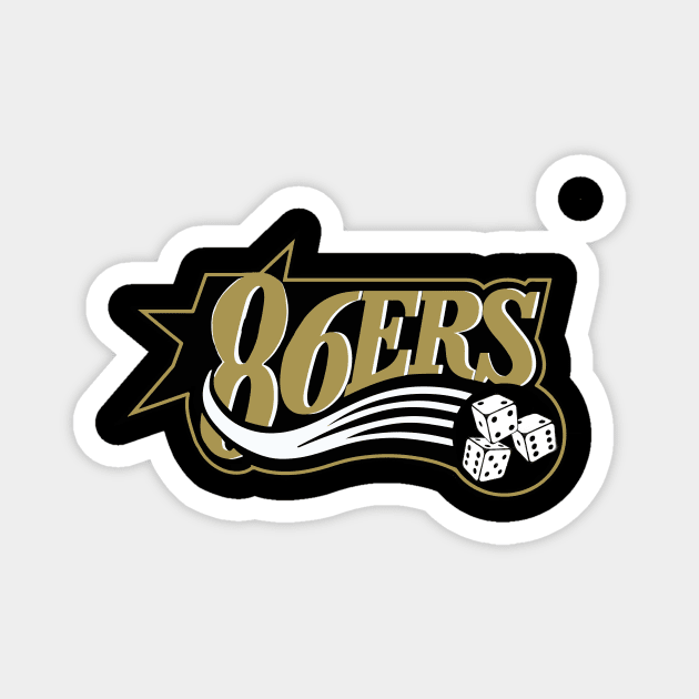 Philadelphia 86ers - 76ers Tee Magnet by Bartist Apparel