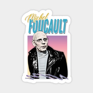 Michel Foucault / Philosopher Aesthetic Fan Design Magnet