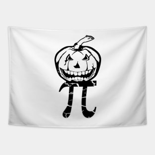 Pumpkin Pi Halloween for Math Nerds Tapestry