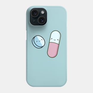 Cute and kawaii happy pills Phone Case