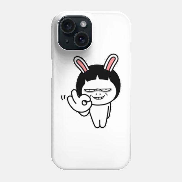 KakaoTalk Friend - The Hard Life by Hozo (Okay) Phone Case by icdeadpixels