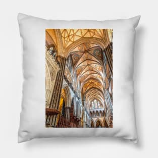 Elevate Your Eyes, Salisbury Cathedral Pillow