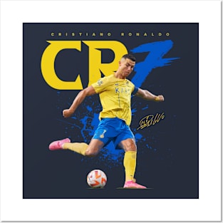 Soccer Superstar Cristiano Ronaldo Poster Wall Art Motivational Football  Star Ca