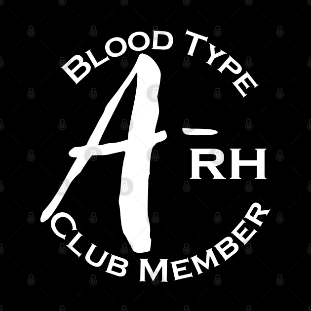 Blood type A minus club member - Dark by Czajnikolandia