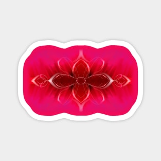 Flower illustration paint abstract Magnet