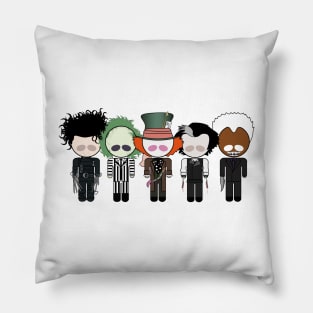 Burton Movie Icons - "Vector-Eds" Pillow