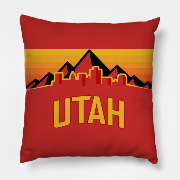 Utah Jazz Pillow by slawisa