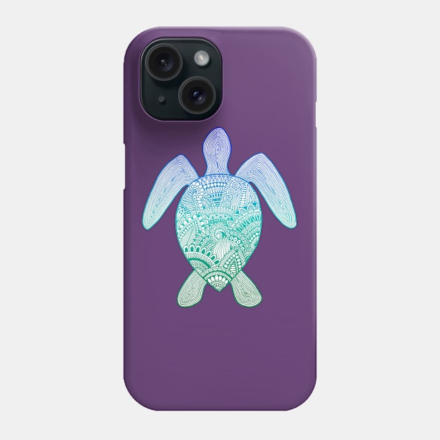 Sea Turtle Phone Case by calenbundalas