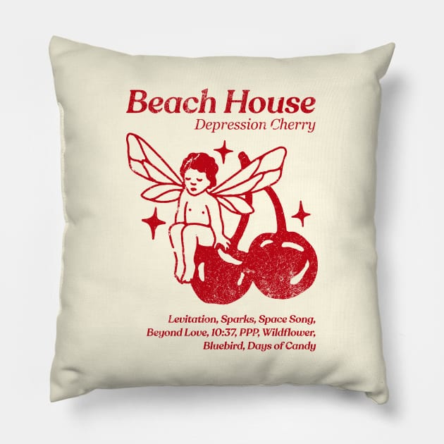 Beach House - DP fanart Pillow by fuzzdevil