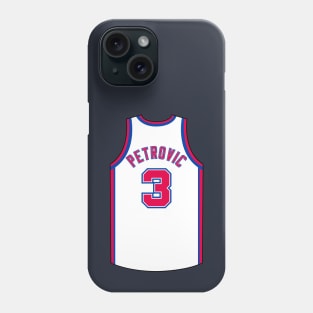 Drazen Petrovic New Jersey Jersey Qiangy Phone Case