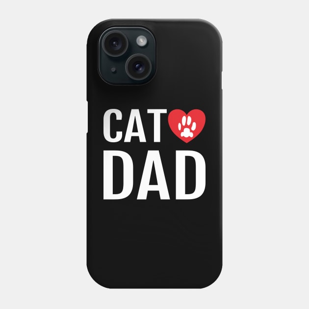 Cat Dad Phone Case by DPattonPD