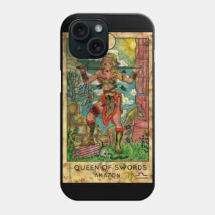 Knight Of Swords. Minor Arcana Tarot Card. Phone Case