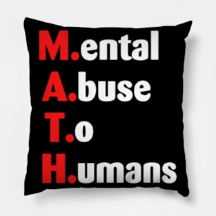 Math Teacher Pillow