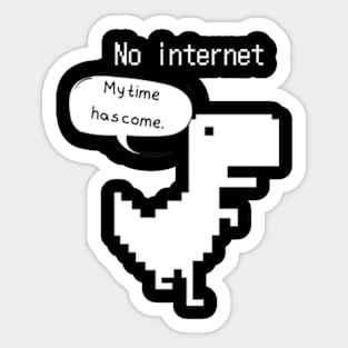 dinosaur game over T-Rex Dinosaur Sticker for Sale by ALAE123SHOP