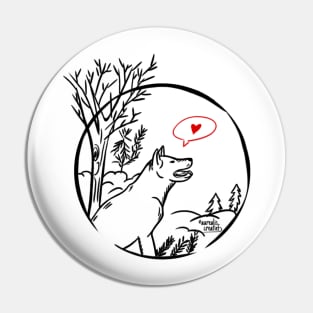 Siberia: husky in forest Pin