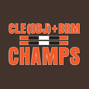 Cleveland Football Champ Equation T-Shirt