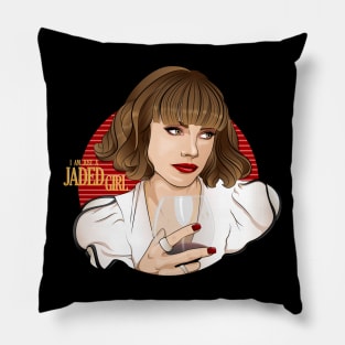 Jaded Girl Pillow