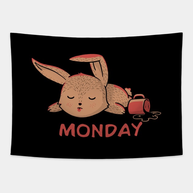 Monday Rabbit Tapestry by Tobe_Fonseca