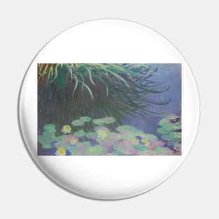 Water Lilies, Reflections of Tall Grass - Claude Monet Pin