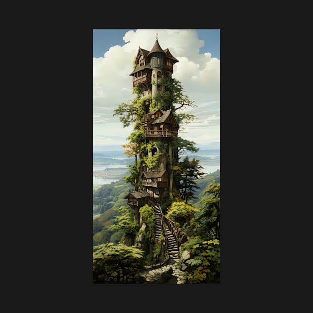 The Forest Tower by Imagier