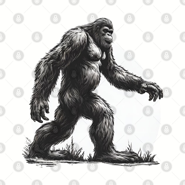 Bigfoot walking by Cryptids, Creeps, And Conspiracy