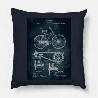 Bicycle patent Pillow