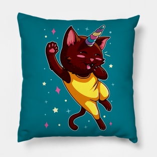 Meowgical Cat Unicorn v5 Pillow