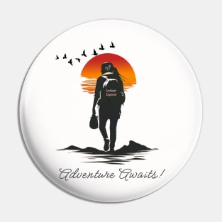 Cochlear Explorer | Adventure Awaits | Cochlear Implant Pin