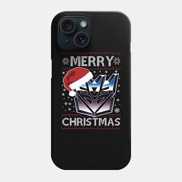 A Decepticon Merry Christmas Transformers Phone Case by Rebus28