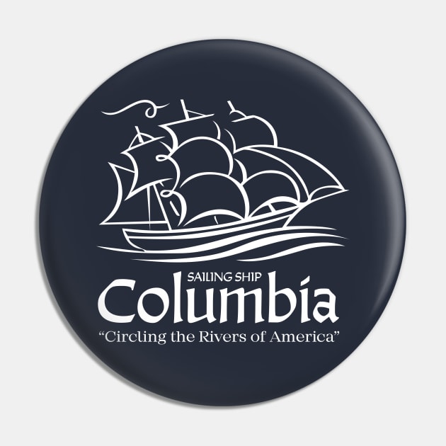 Sailing Ship Columbia Pin by GoAwayGreen