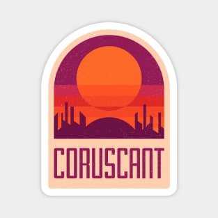 Coruscant - Geometric and minimalist series Magnet